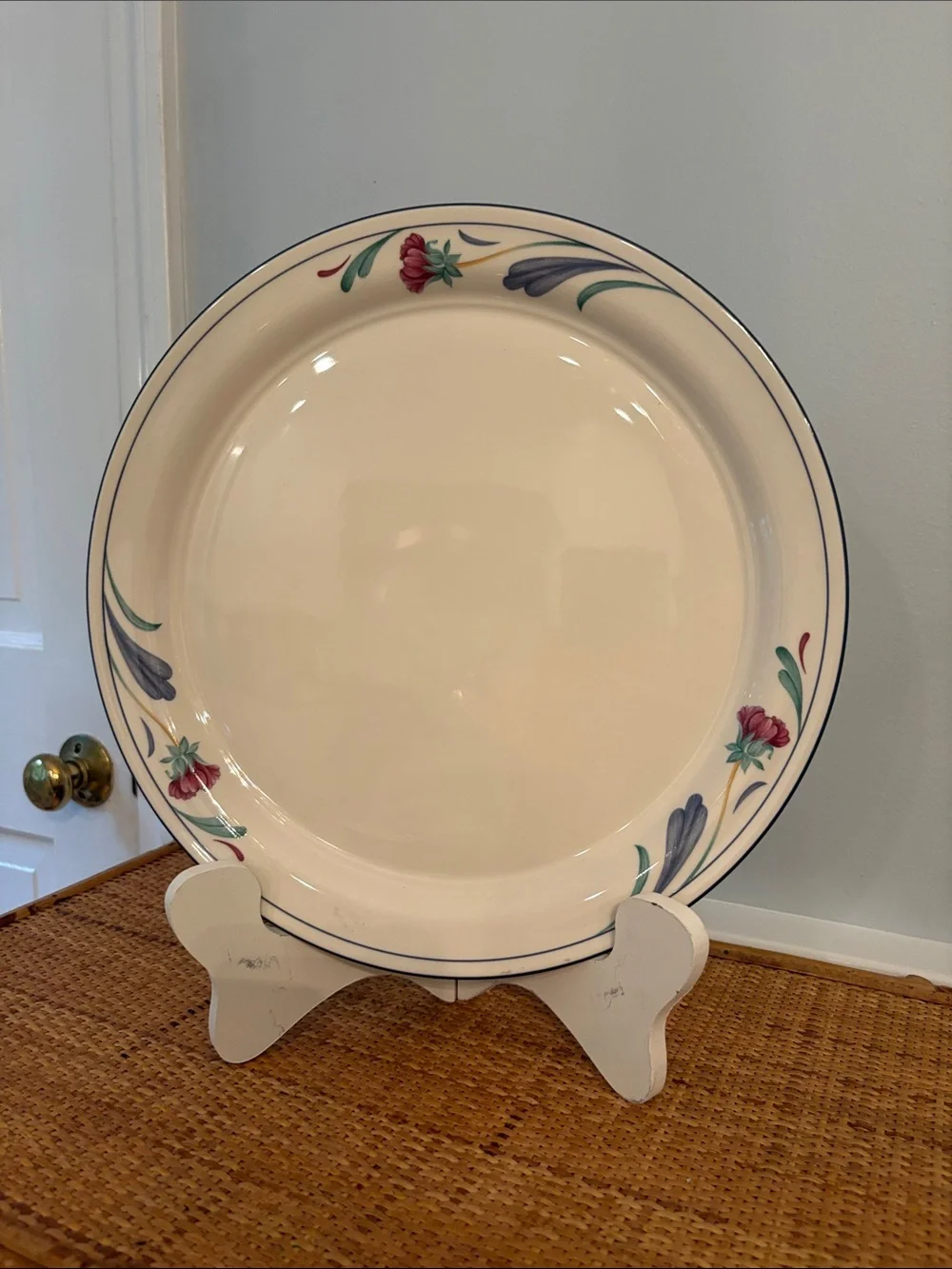 Lenox Chinastone Poppies on Blue 12.5
